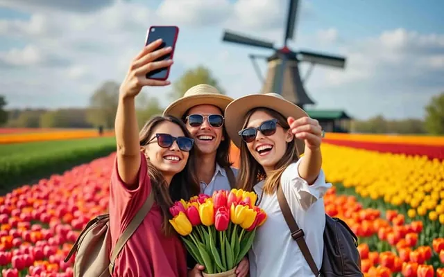 Keukenhof Tulpengärten & Zaanse Schans Tagestour